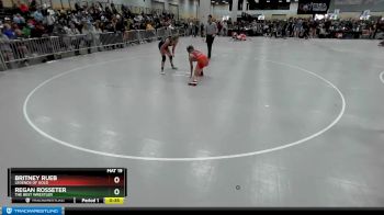 130 lbs Cons. Round 6 - Regan Rosseter, The Best Wrestler vs Britney Rueb, Legends Of Gold