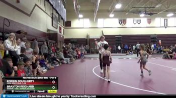 PW-8 lbs Quarterfinal - Korbin Dougherty, Lynx Wrestling Club vs Braxton Reighard, Waverly Area Wrestling Club