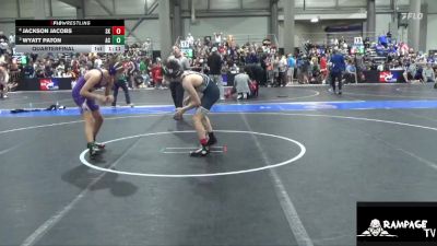 126 lbs Quarterfinal - Wyatt Paton, Ark City vs Jackson Jacobs, Sabetha Kids