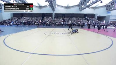 77-J lbs Round Of 32 - Thomas McCoy, New England Gold vs Jaxon Candeloro, Upper Township