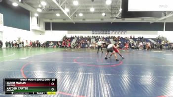 215 lbs Quarterfinal - Kayden Cartee, Mayfair vs Jacob Macias, Oak Hills