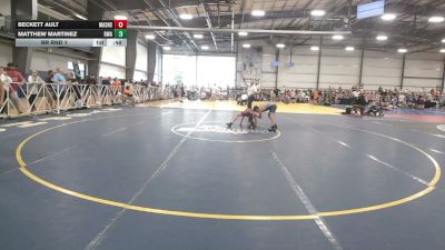 95 lbs Rr Rnd 1 - Beckett Ault, Mat Assassins Red - EL vs Matthew Martinez, Roundtree Wrestling Academy - EL