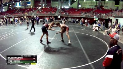 160 lbs Cons. Semi - Ryland Krajewski, Waverly Wrestling Club vs Mason Schmer, Scottsbluff Wrestling Club