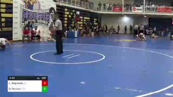 120 lbs R-64 - Luke Segraves, Williamsport vs Dominic Ferraro, Pine Richland