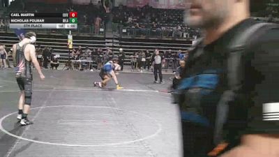 126 lbs 5th Place - Cael Martin, Estebuilt WC vs Nicholas Folmar, Delaware Valley