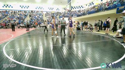135 lbs Rr Rnd 1 - Brylann Griffin, Bristow Elementary Wrestling Club vs Genesis Ball, Mannford Pirate Youth Wrestling