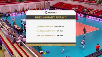Full Replay - 2019 Italy vs Turkey | Montreux Volley Masters - Italy vs Turkey | Montreux Volley - May 15, 2019 at 11:46 AM CDT