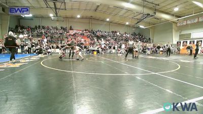 92 lbs Consi Of 4 - Ross Powell, Bristow Youth Wrestling vs Ej Turner Jr, HURRICANE WRESTLING ACADEMY