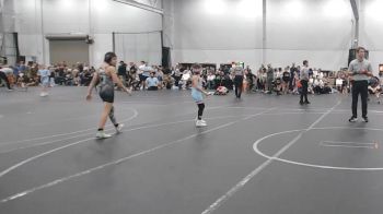 68 lbs Semis (4 Team) - Kadyn Griffin, SMWC WOLFPACK vs Gio Mazzio, Revival Blue