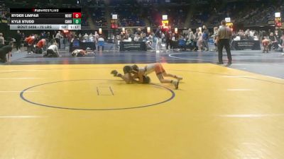 75 lbs Round Of 16 - Ryder Limpar, Northampton vs Kyle Studd, Canon-McMillan