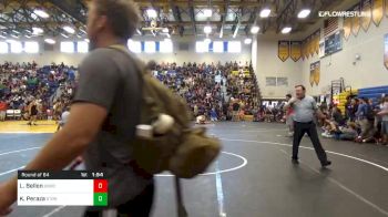 113 lbs Round Of 64 - Luis Bellon, Golden Bears Wrestling Club vs Kyler Peraza, Storm