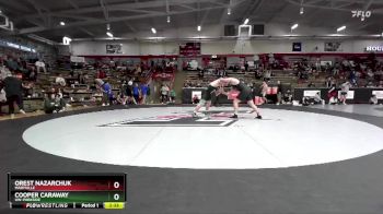 285 lbs Champ. Round 2 - Orest Nazarchuk, Maryville vs Cooper Caraway, UW-Parkside