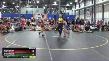 110 lbs Round 4 (6 Team) - Gage Lyons, Lowell WC vs Ryan Richie, Death Squad Green