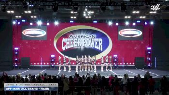 Off Main All Stars - Rage [2026 L6 Limited - XSmall Day 1] 2026 Cheer Power Grand Nationals