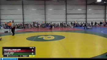 100 lbs Round 3 - Caleb Grey, Iowa Black vs Mitchell Rowland, NCWAY National Team