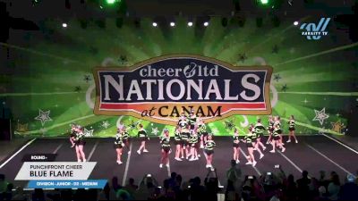 PunchFront Cheer - Blue Flame [2023 L2 Junior - D2 - Medium] 2023 CANAM Grand Nationals