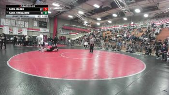 235 lbs Quarterfinal - Raina Hernandez, Eleanor Roosevelt vs Sofia Ibarra, Etiwanda