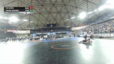 Boys 4A 113 lbs Quarterfinal - Ian Garza, Moses Lake vs Kolten McGuire, Bethel