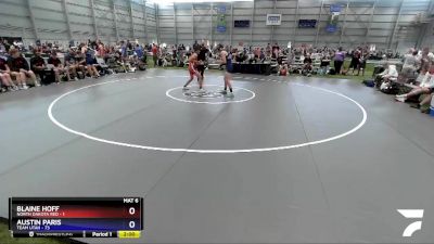 132 lbs Quarters & 1st Wb (16 Team) - Blaine Hoff, North Dakota Red vs Austin Paris, Team Utah