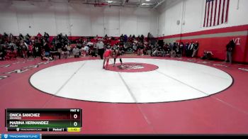 100 lbs Semifinal - Onica Sanchez, Granger vs Marina Hernandez, Zillah