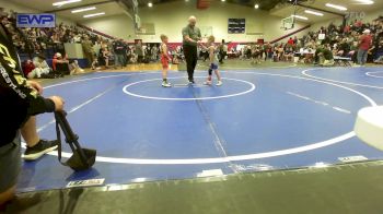 52 lbs Consi Of 16 #2 - Bradley Shadwick, Berryhill Wrestling Club vs Krue Goodin, Cowboy Wrestling Club