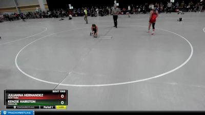 115 lbs Quarterfinal - Julianna Hernandez, New York vs Kenzie Hairston, Missouri