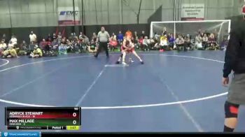 90 lbs Round 3 (6 Team) - Adryck Stewart, Nebraska Black vs Max Millage, Iowa Red