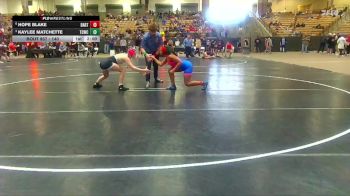 140 lbs Quarterfinal - Kaylee Matchette, White Buffalo Wrestling Academy vs Hope Blake, Higher Calling Wrestling