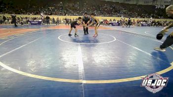 67 lbs Quarterfinal - Kaiden Jones, Midwest City Bombers Youth Wrestling Club vs Nathen Schoenbein Jr, SPG
