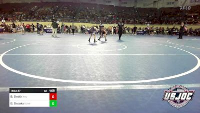 67 lbs Round Of 32 - Bode Smith, Hinton Takedown Club vs Brewer Brooks, Blanchard Wrestling Club