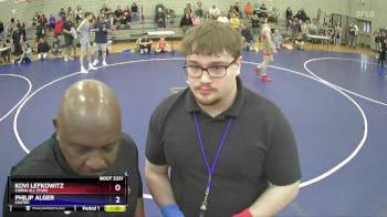 132 lbs Cons. Round 3 - Kovi Lefkowitz, Cobra All Stars vs Philip Alger, Crater