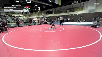 43 lbs Round 1 - Bruce Hang, The Valley Wrestling Club vs Ezra De La Cruz, Rough House