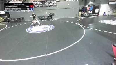 64 lbs Cons. Semis - Leeliah Torres, Crusader Wrestling vs Carter Herrington, The Den Wrestling