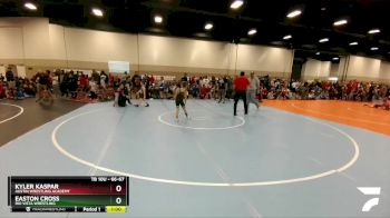 66-67 lbs Round 2 - Kyler Kaspar, Austin Wrestling Academy vs Easton Cross, Rio Vista Wrestling