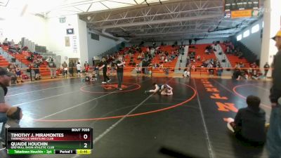 92-98 lbs 5th Place Match - Timothy J. Miramontes, Thermopolis Wrestling Club vs Quaide Houchin, Greybull Basin Athletic Club