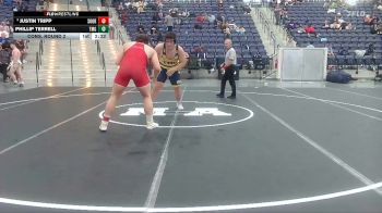 285 lbs Cons. Round 2 - Justin Tripp, Southern Oregon vs Phillip Terrell, Truett-McConnell (Ga.)