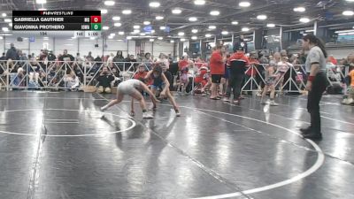 104 lbs Round 2 (10:30am Friday) - Giavonna Prothero, Iowa vs Gabriella Gauthier, Maryland Gold