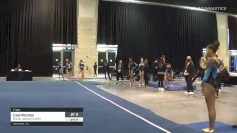 Casi Nicolas - Floor, Brandy Johnson's #214 - 2021 USA Gymnastics Development Program National Championships