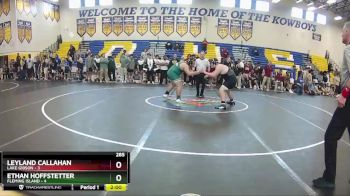 285 lbs Finals (8 Team) - Ethan Hoffstetter, Fleming Island vs Leyland Callahan, Lake Gibson