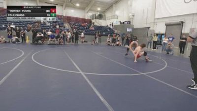 144 lbs Cons. Sub-semis - Hunter Young, Champions Wrestling Club vs Cole Chugg, Jimenez Trained Academy