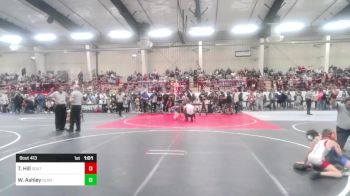 61 lbs Rr Rnd 2 - Tayzen Hill, Southwest Hammers vs Weston Ashley, Bloomfield Youth Wrestling