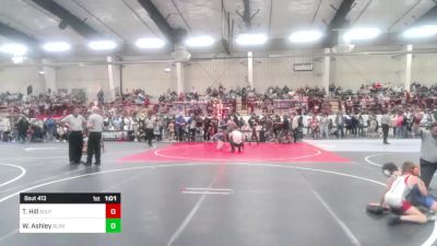 61 lbs Rr Rnd 2 - Tayzen Hill, Southwest Hammers vs Weston Ashley, Bloomfield Youth Wrestling