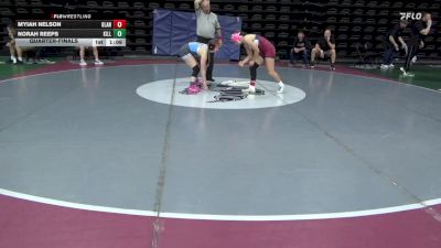 115 lbs Quarterfinal - Myiah Nelson, Olanta vs Norah Reeps, Killingworth