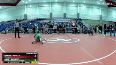 86 lbs Champ. Round 2 - Bradley Burtch, Team NBWC vs Brady Ramirez, Contenders Wrestling Academy