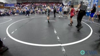 58 lbs Semifinal - Rose Reyna, Carl Albert vs Maddox Harris, Rough Riders