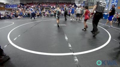 58 lbs Semifinal - Rose Reyna, Carl Albert vs Maddox Harris, Rough Riders