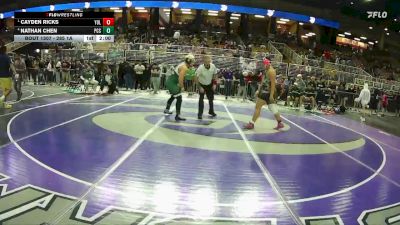 285 1A Semifinal - Cayden Ricks, Yulee vs Nathan Chen, Pine Crest