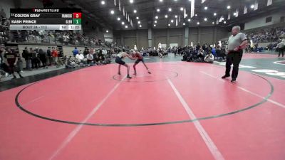 113 lbs Champ. Round 1 - Kash Prince, Glenpool vs Colton Gray, Francis Howell Central