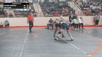 70_B lbs 5th Place - Cayden Comfort, Williamsport vs Lee Clark, Philipsburg-Osceola