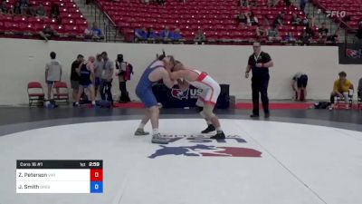 92 kg Cons 16 #1 - Zachary Peterson, Viking RTC vs Jay Smith, Oregon